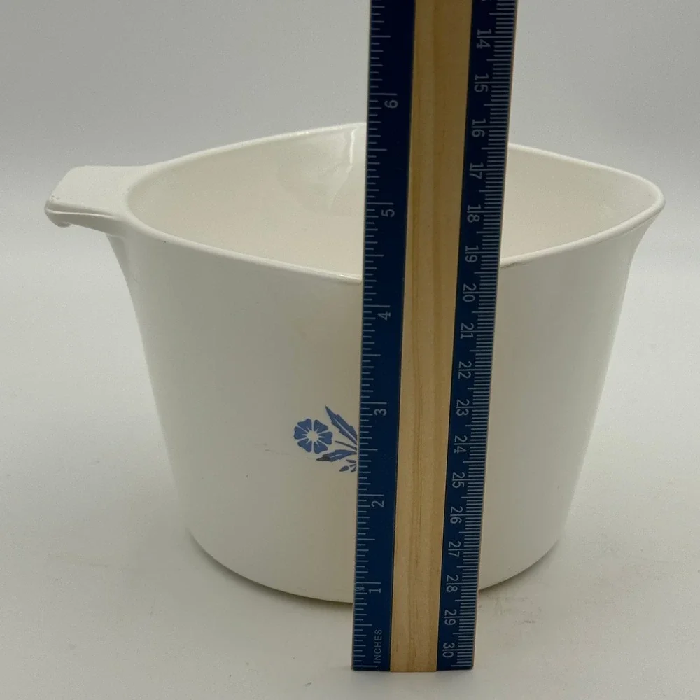 Vintage Corning Ware Blue Cornflower 1 Qt Saucemaker Measuring Cup 4 Cup 32 Oz